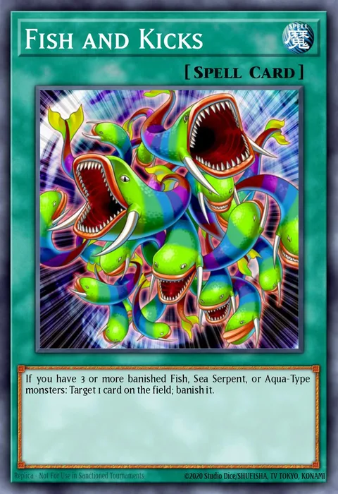 Fish and Kicks trading card