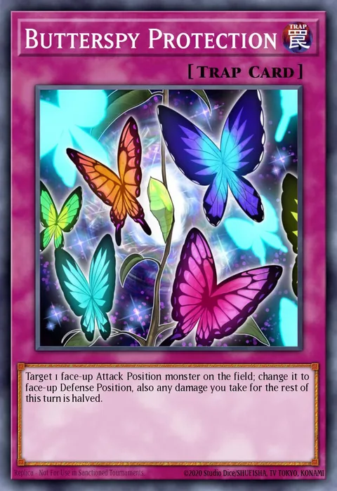 Butterspy Protection trading card