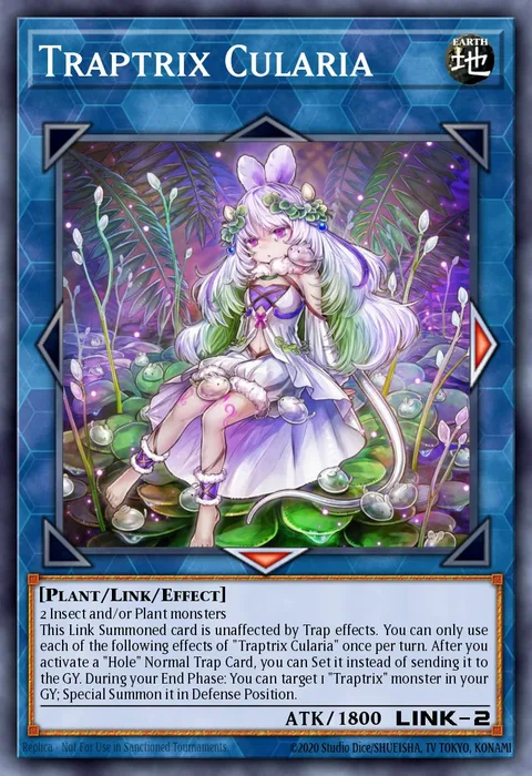 Traptrix Cularia trading card