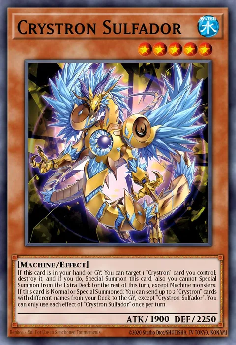 Crystron Sulfador trading card