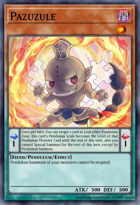 Pazuzule trading card
