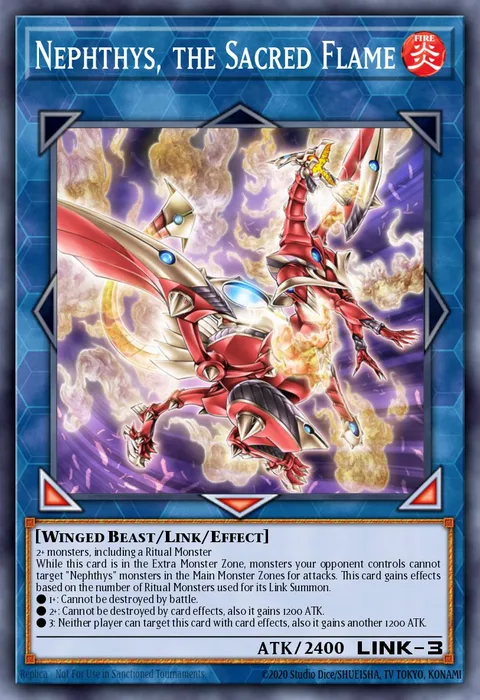 Nephthys, the Sacred Flame trading card
