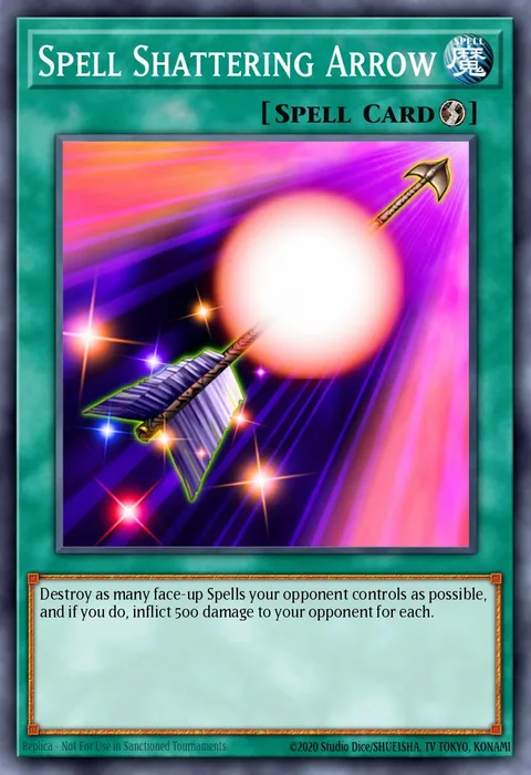Spell Shattering Arrow trading card