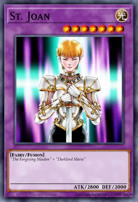 St. Joan trading card