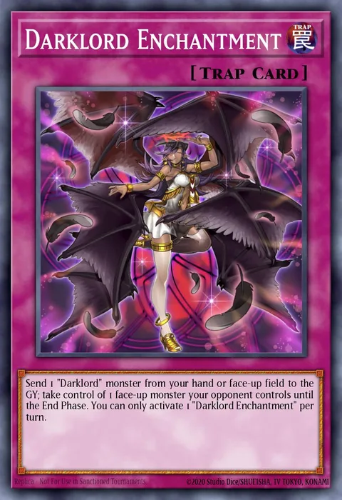 Darklord Enchantment trading card
