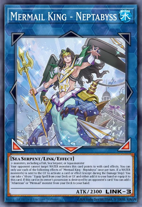 Mermail King - Neptabyss trading card