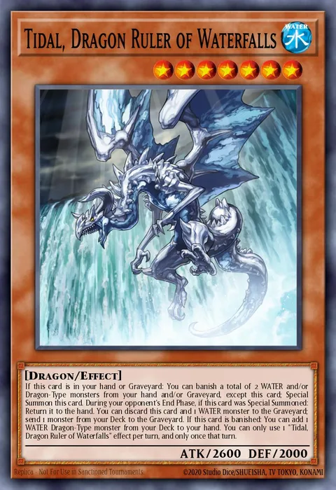 Tidal, Dragon Ruler of Waterfalls trading card