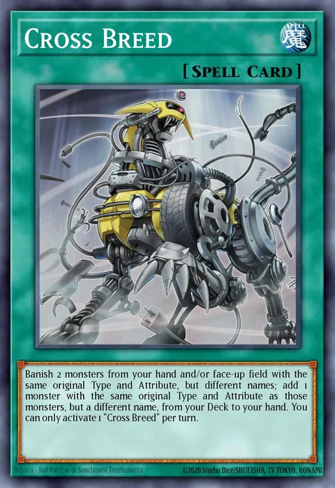 Cross Breed trading card