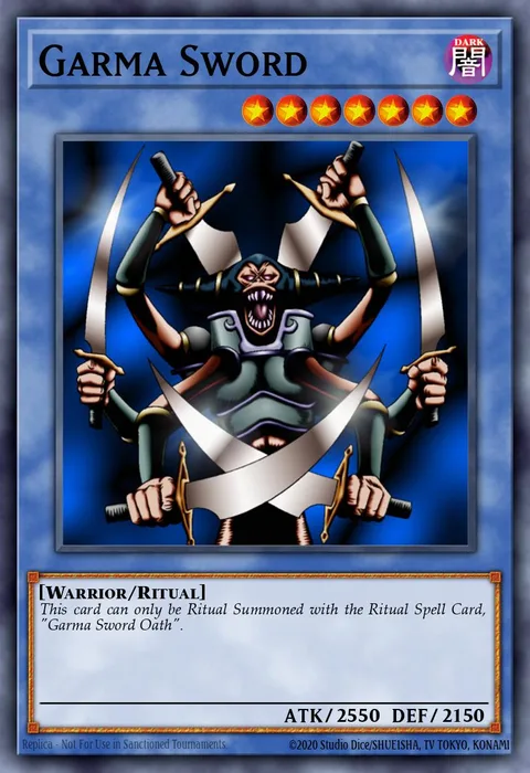 Garma Sword trading card