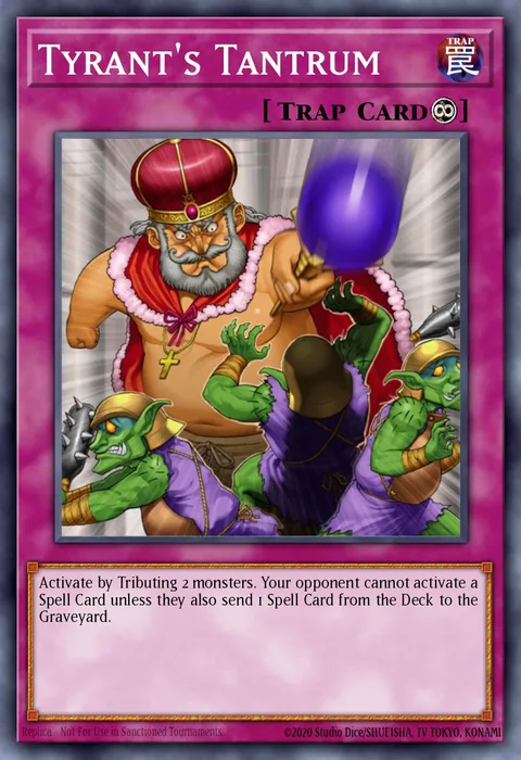 Tyrant's Tantrum trading card