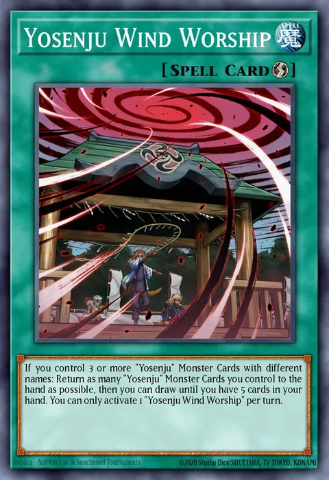 Yosenju Wind Worship trading card