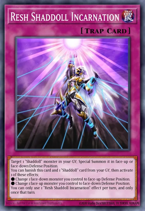 Resh Shaddoll Incarnation trading card