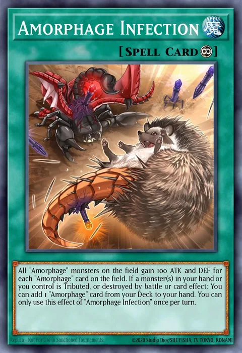 Amorphage Infection trading card