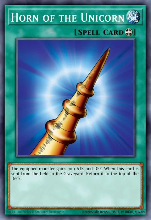 Horn of the Unicorn trading card