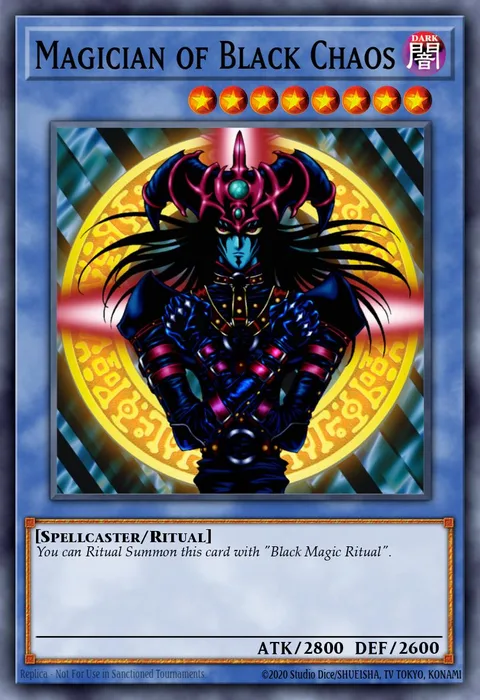 Magician of Black Chaos trading card