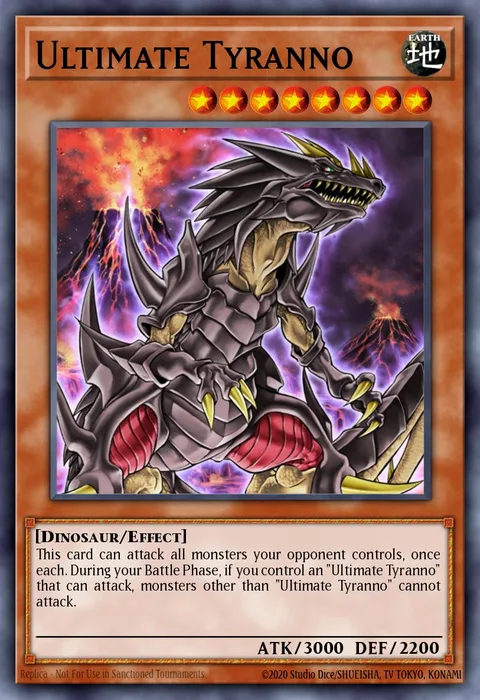 Ultimate Tyranno trading card