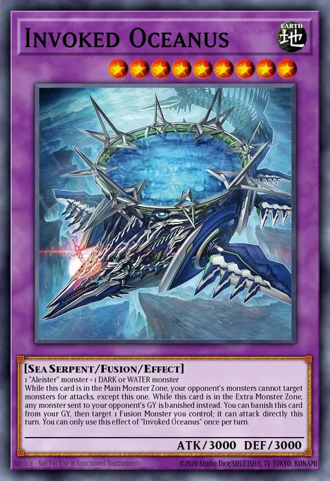 Invoked Oceanus trading card