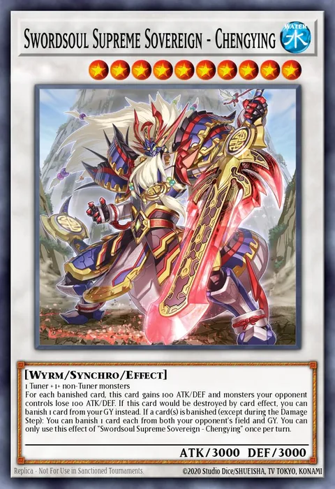 Swordsoul Supreme Sovereign - Chengying trading card