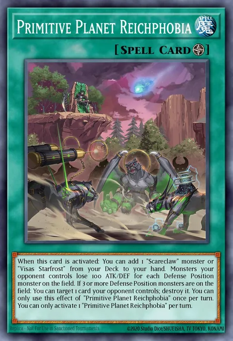 Primitive Planet Reichphobia trading card