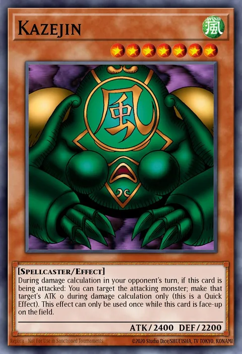 Kazejin trading card