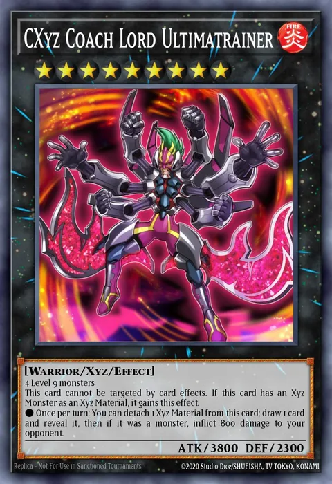 CXyz Coach Lord Ultimatrainer trading card