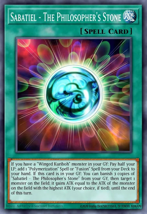 Sabatiel - The Philosopher's Stone trading card