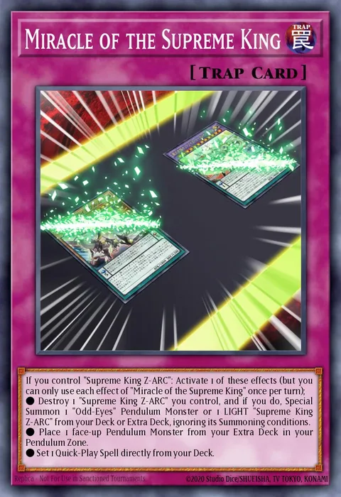 Miracle of the Supreme King trading card