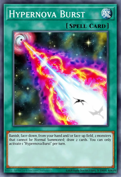 Hypernova Burst trading card