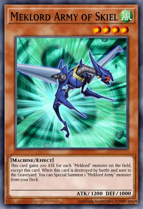 Meklord Army of Skiel trading card