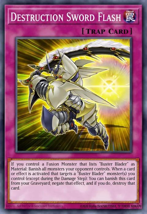 Destruction Sword Flash trading card