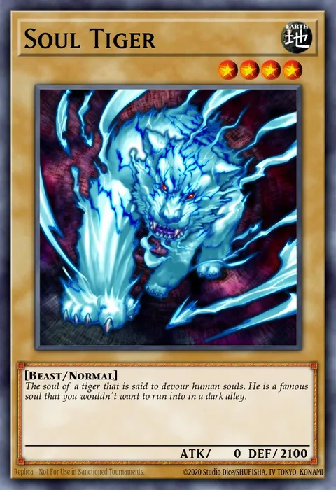 Soul Tiger trading card