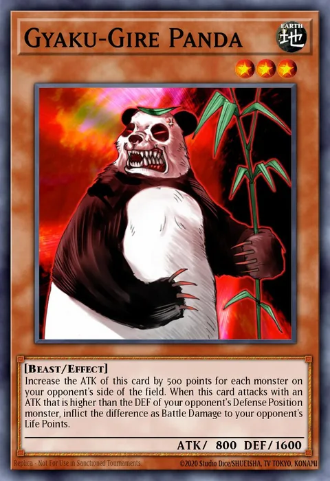 Gyaku-Gire Panda trading card