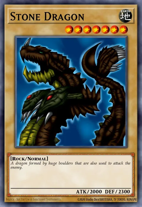 Stone Dragon trading card