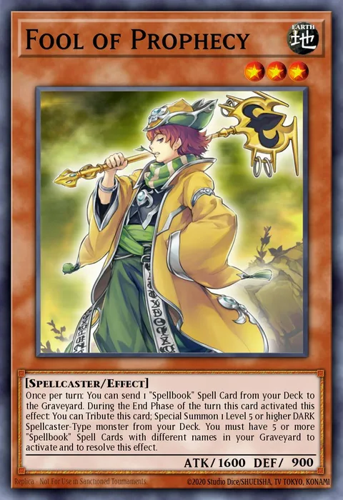 Fool of Prophecy trading card