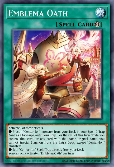 Emblema Oath trading card