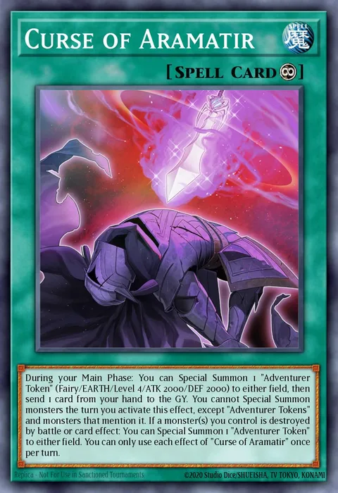 Curse of Aramatir trading card