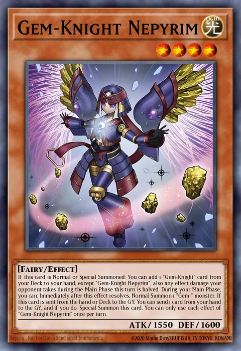 Gem-Knight Nepyrim trading card