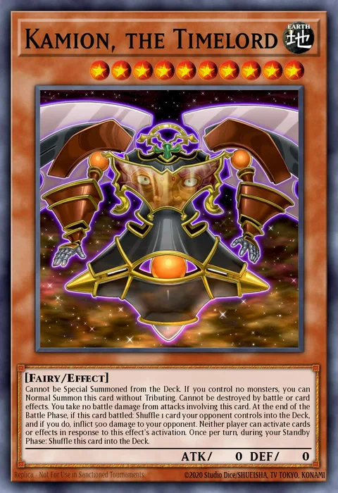 Kamion, the Timelord trading card