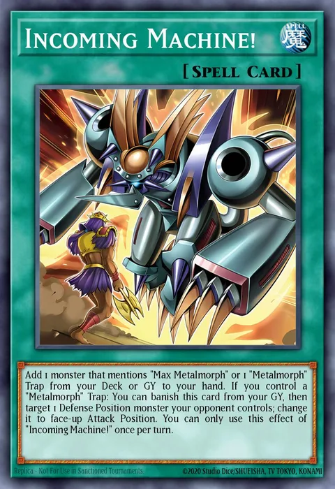 Incoming Machine! trading card