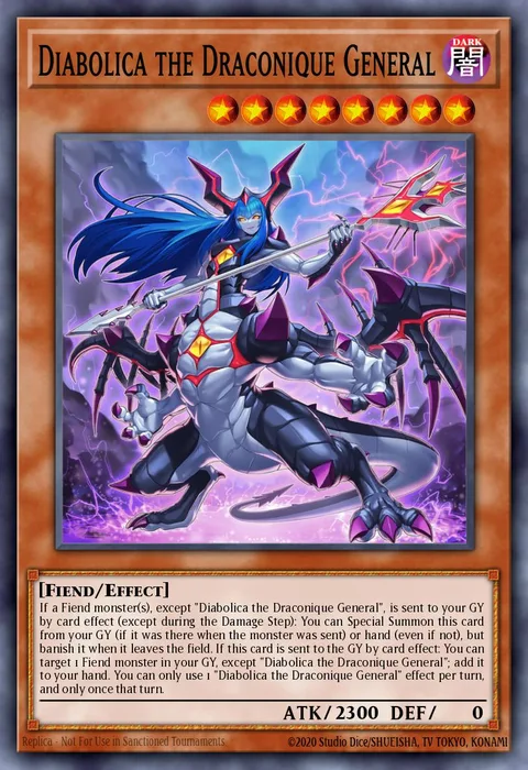 Diabolica the Draconique General trading card