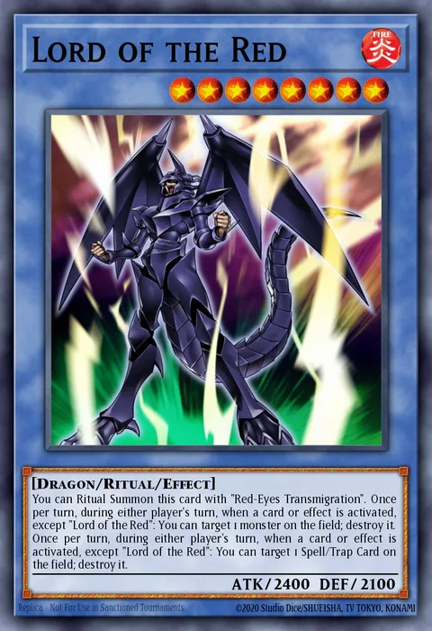 Lord of the Red trading card