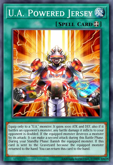 U.A. Powered Jersey trading card