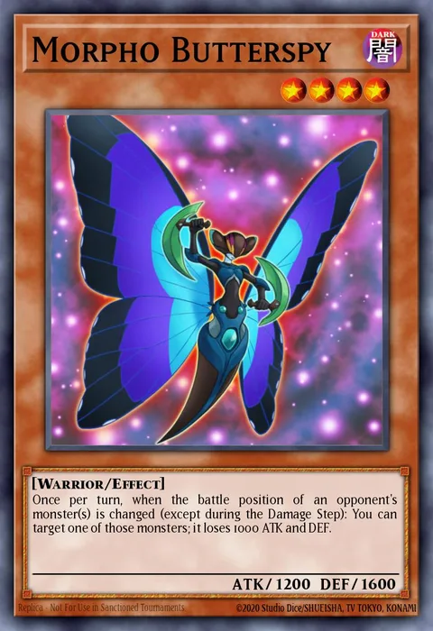 Morpho Butterspy trading card