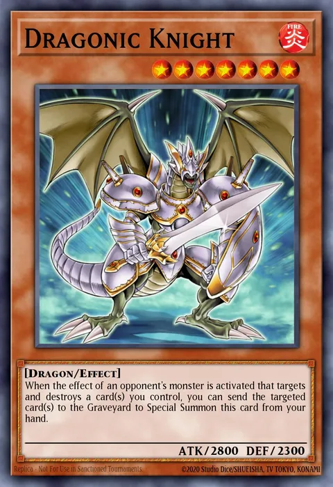 Dragonic Knight trading card