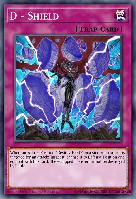 D - Shield trading card