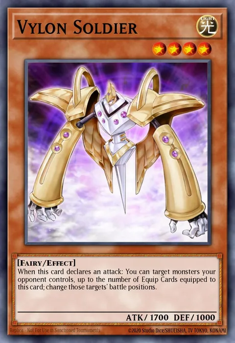 Vylon Soldier trading card