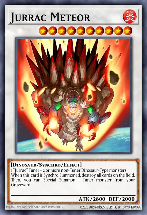 Jurrac Meteor trading card