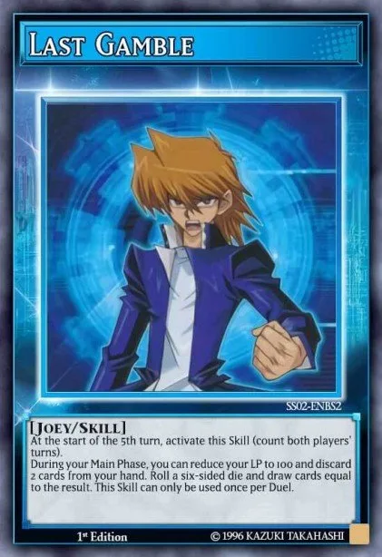 Last Gamble trading card