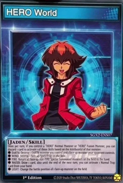 HERO World trading card