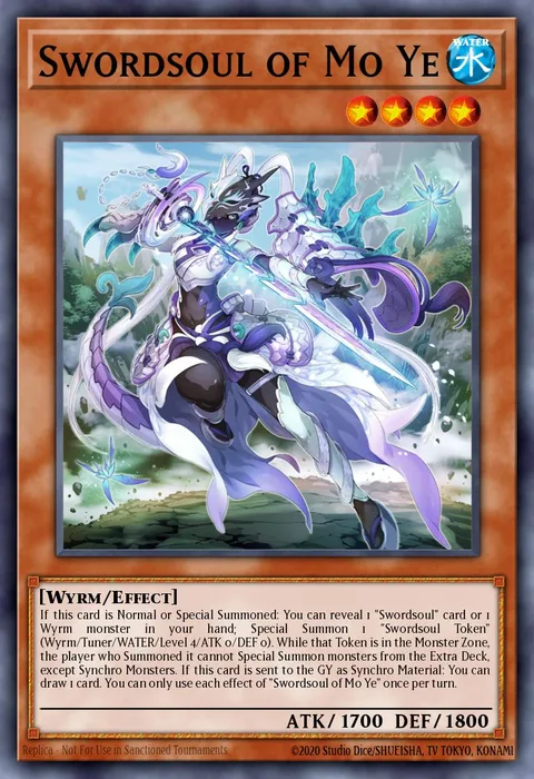 Swordsoul of Mo Ye trading card